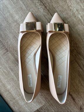 Cole Haan Pointed-Toe Flats with Bow